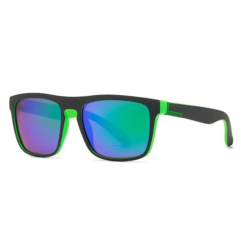 Men Polarized Sunglasses C8 Anti-UV Green Black - Image 10