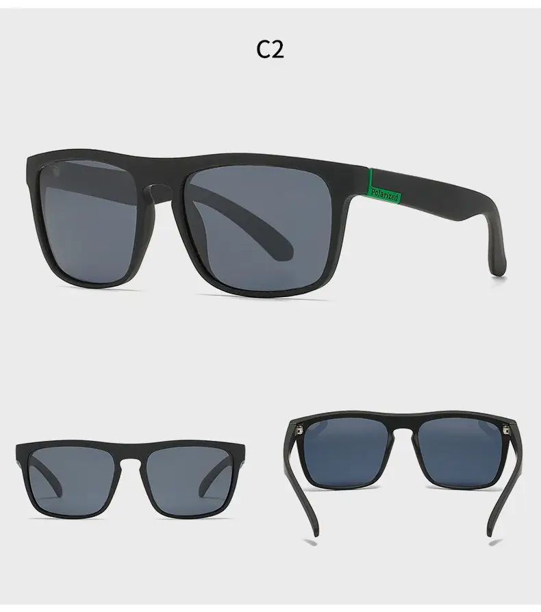 Men Polarized Sunglasses C8 Anti-UV Green Black — feature 11