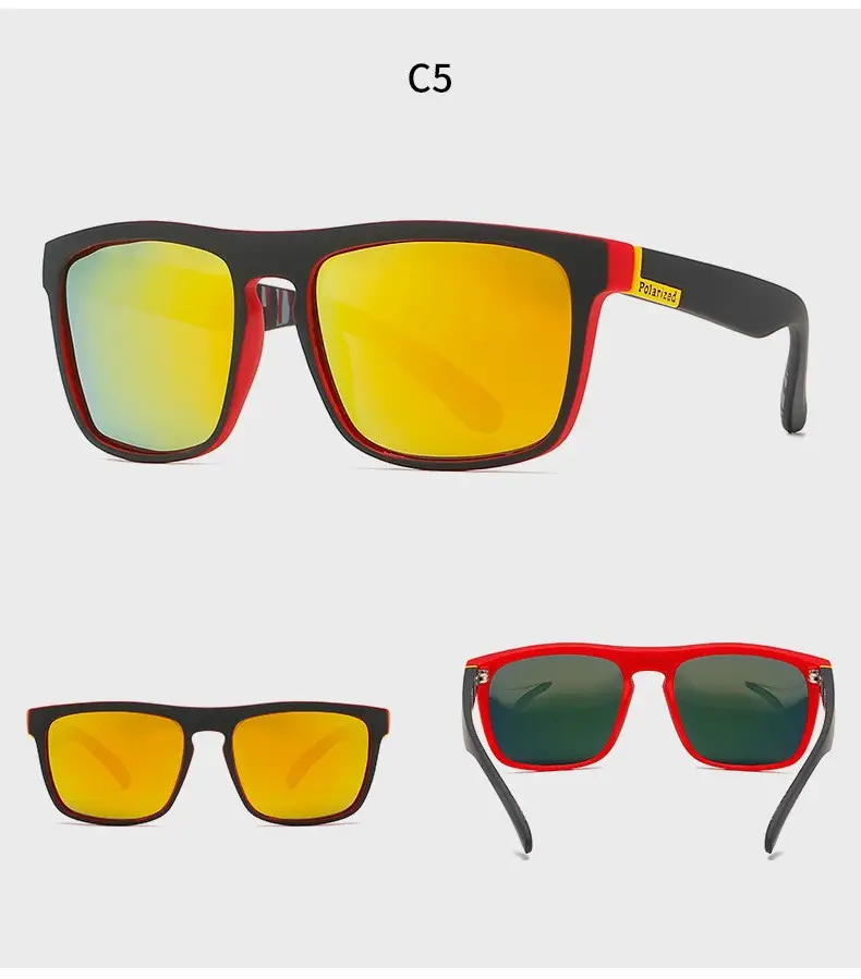 Men Polarized Sunglasses C8 Anti-UV Green Black — feature 14