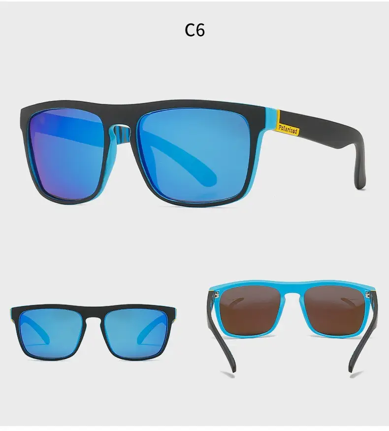 Men Polarized Sunglasses C8 Anti-UV Green Black — feature 15