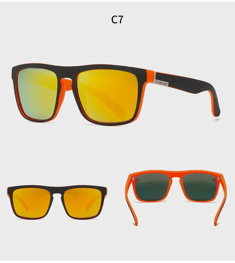 Men Polarized Sunglasses C8 Anti-UV Green Black — feature 16