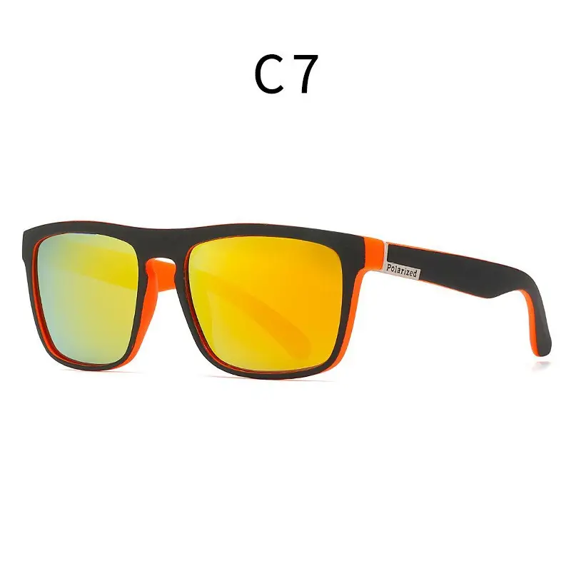 Men Polarized Sunglasses C8 Anti-UV Green Black - Image 7