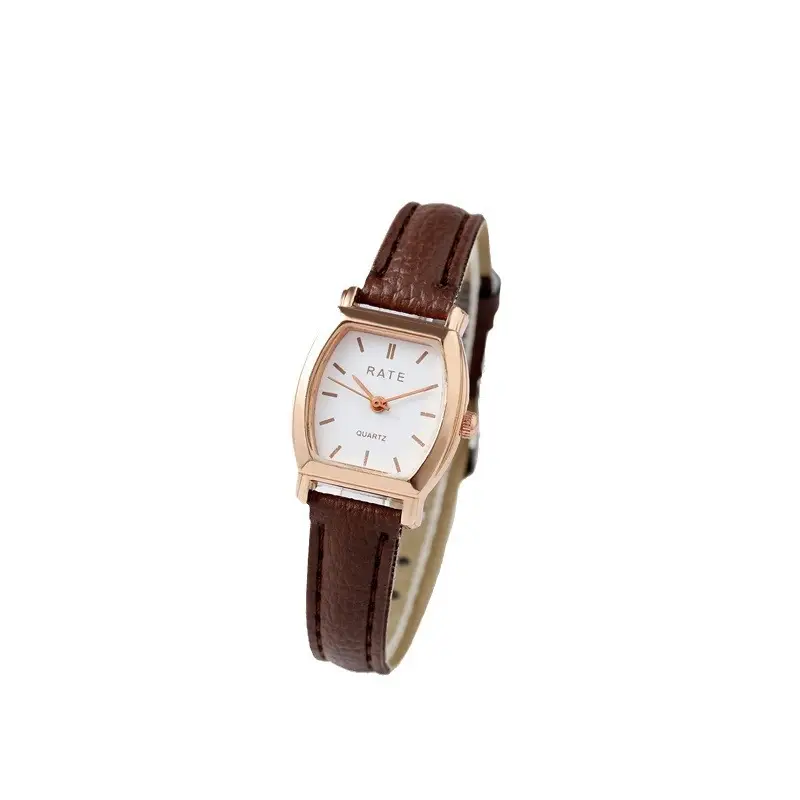 Korean Style Women's Quartz Watch with Leather Band