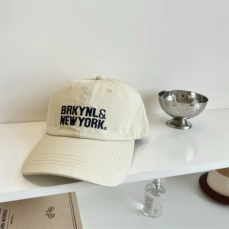 Women's White Brkynl's New York Cap Spring Summer - Image 4