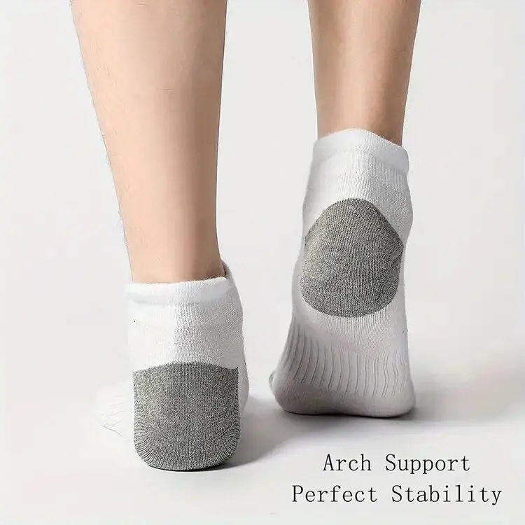 Summer Mesh Sports Ear-Lifting Boat Socks for Women Large Size Sweat-Absorbent Socks Deodorant Breathable Men's Socks Color-Blocked Stripesd Socks — feature 25