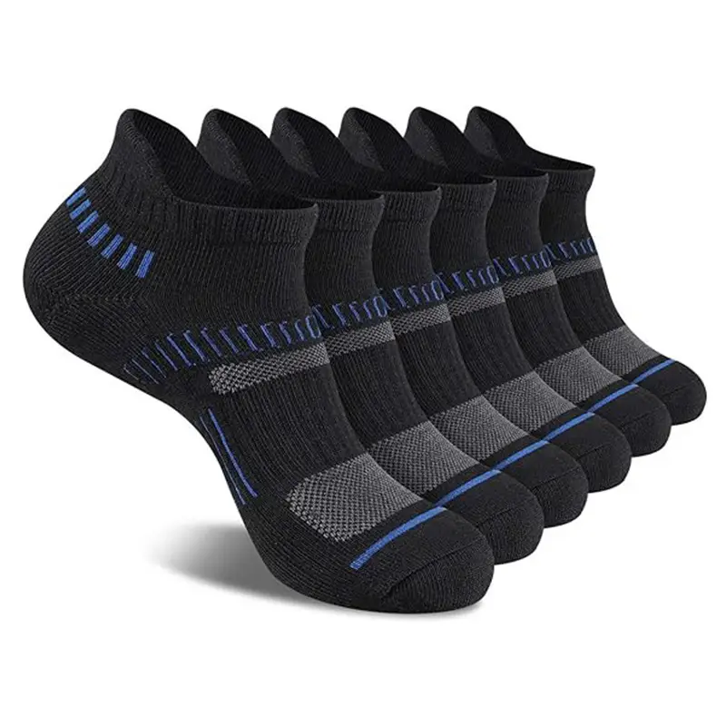 Summer Mesh Sports Ear-Lifting Boat Socks for Women Large Size Sweat-Absorbent Socks Deodorant Breathable Men's Socks Color-Blocked Stripesd Socks