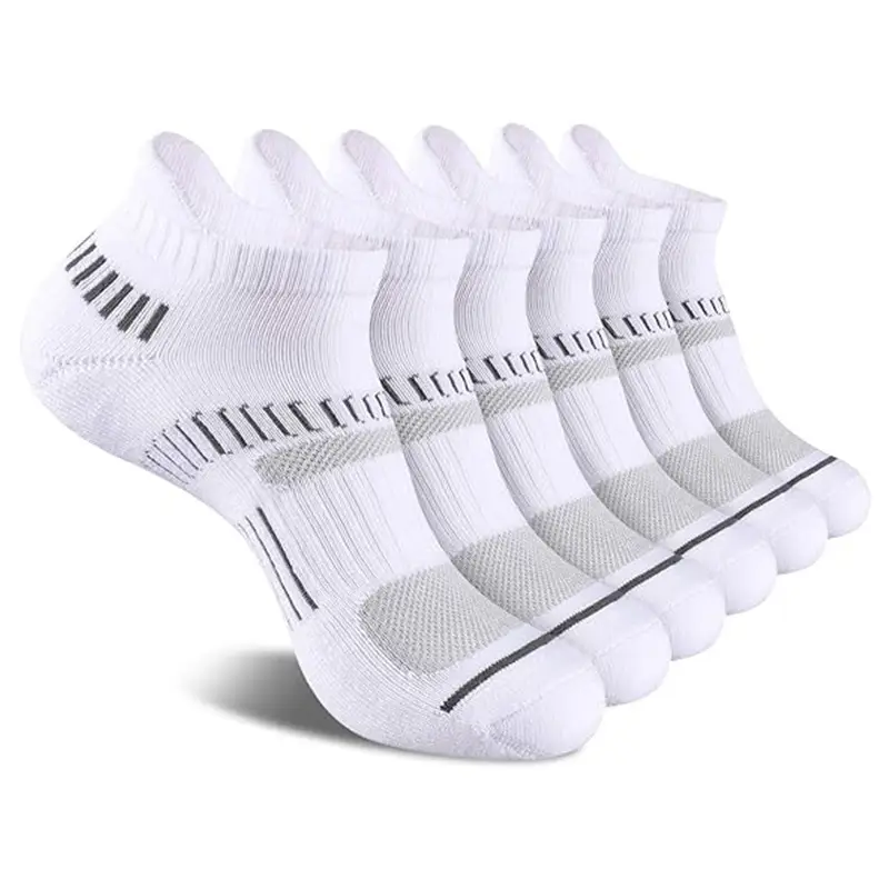 Summer Mesh Sports Ear-Lifting Boat Socks for Women Large Size Sweat-Absorbent Socks Deodorant Breathable Men's Socks Color-Blocked Stripesd Socks