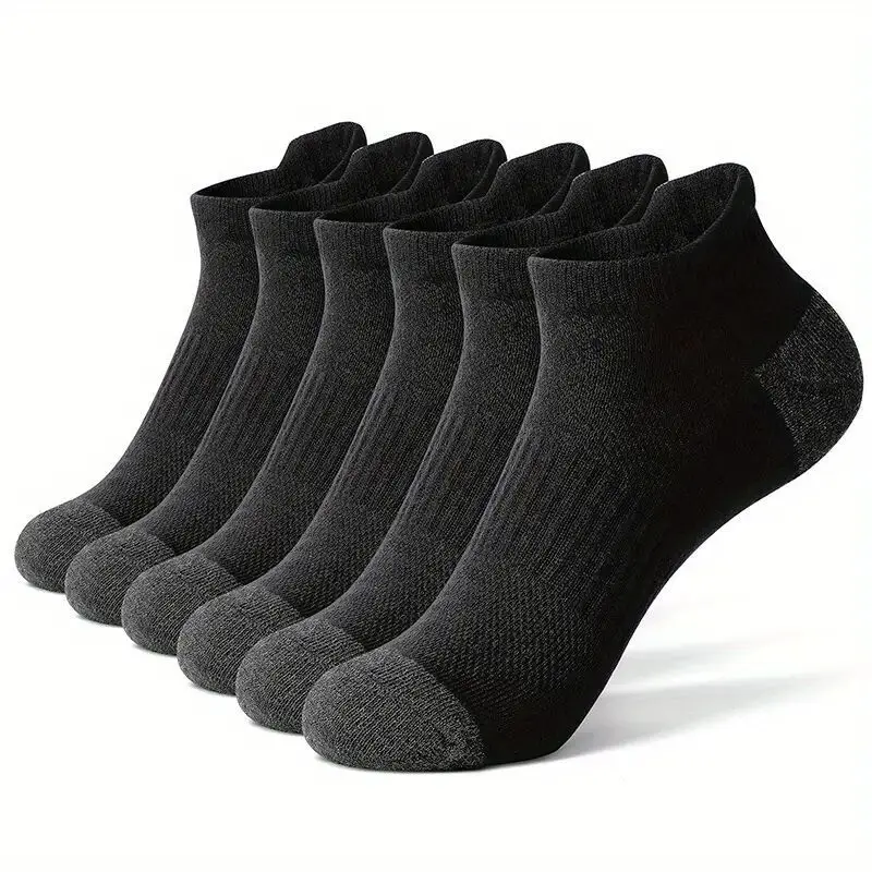 Summer Mesh Sports Ear-Lifting Boat Socks for Women Large Size Sweat-Absorbent Socks Deodorant Breathable Men's Socks Color-Blocked Stripesd Socks