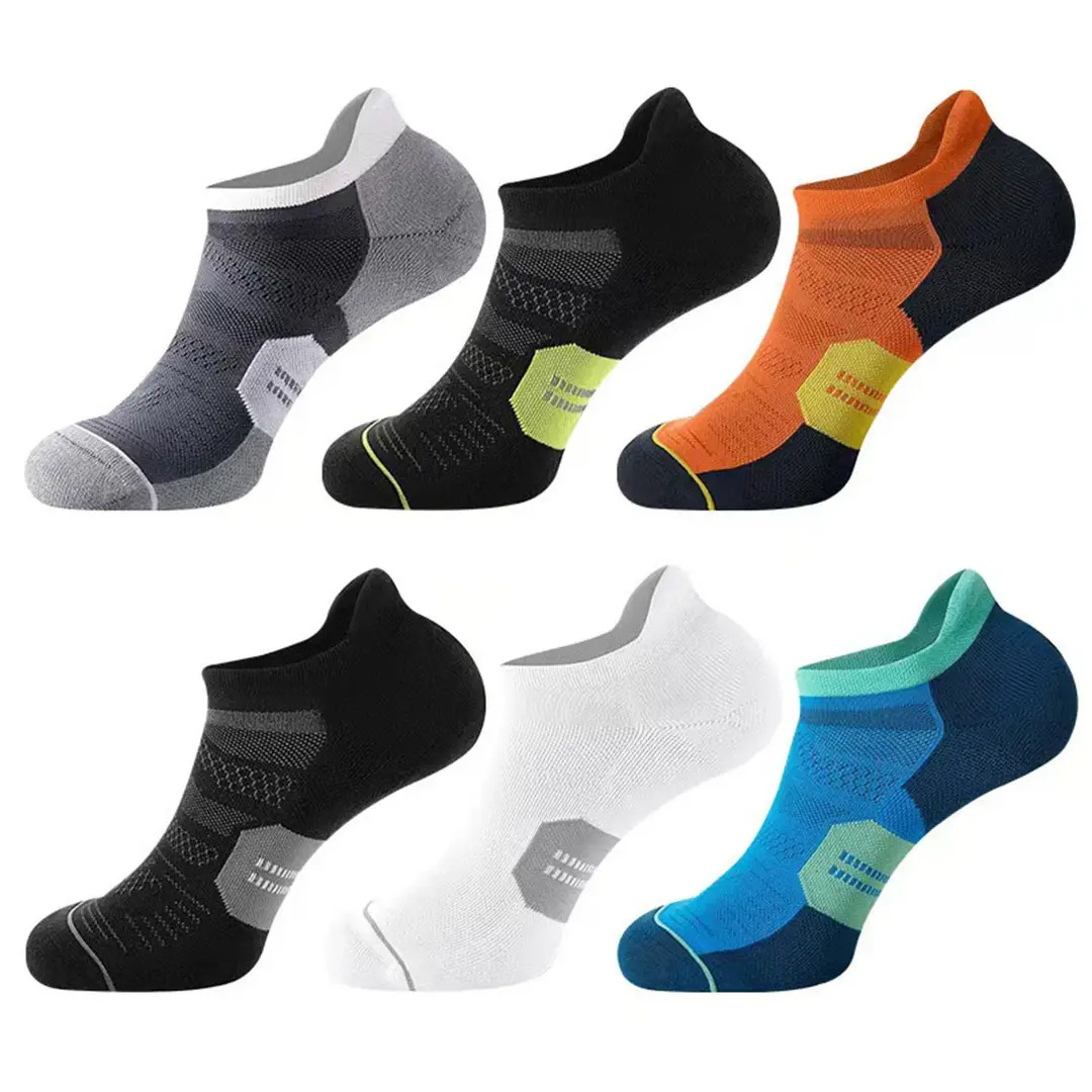 Summer Large Size Running Low-Cut Boat Socks for Women, Outdoor Sports Fitness Men's Socks, Anti-Odor Breathable Socks, Men's Sweat-Absorbing Short Socks