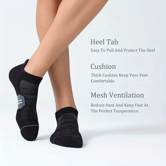 Summer Large Size Running Low-Cut Boat Socks for Women, Outdoor Sports Fitness Men's Socks, Anti-Odor Breathable Socks, Men's Sweat-Absorbing Short Socks — feature 27