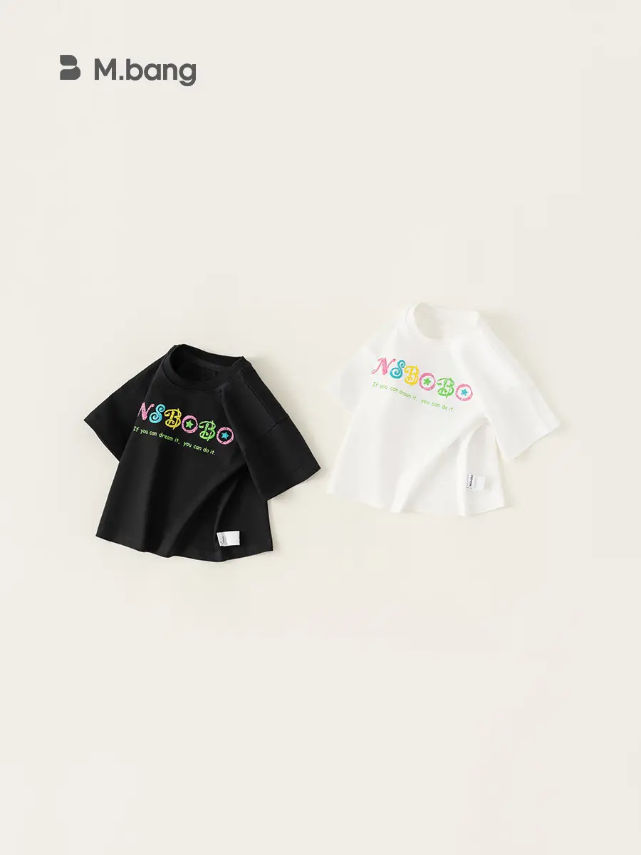 Yubao Boys Cartoon T-Shirt White 24 New Summer Loose - Image 4