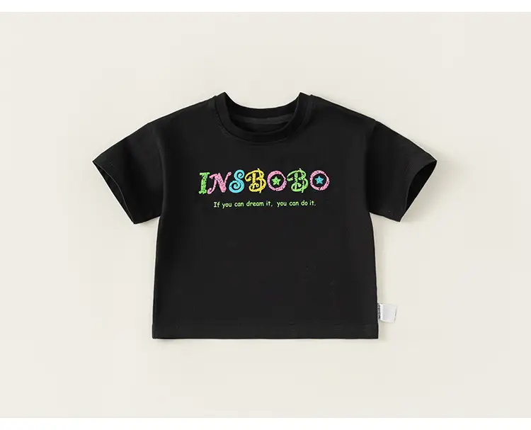 Yubao Boys Cartoon T-Shirt White 24 New Summer Loose — feature 17