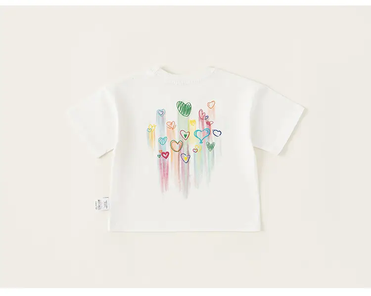 Yubao Boys Cartoon T-Shirt White 24 New Summer Loose — feature 18