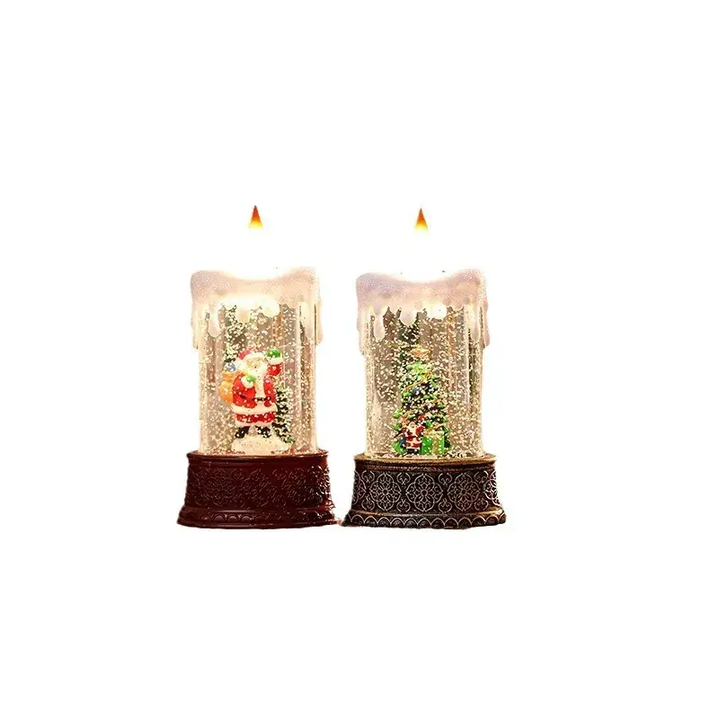 Christmas Water Injection Candle Lamp Night Light