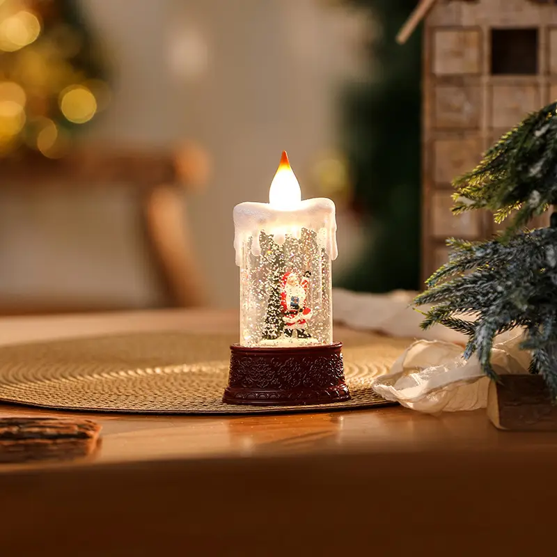 Christmas Water Injection Candle Lamp Night Light — feature 10