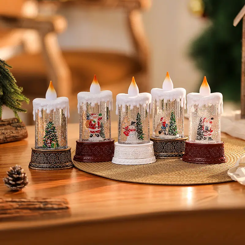 Christmas Water Injection Candle Lamp Night Light — feature 3