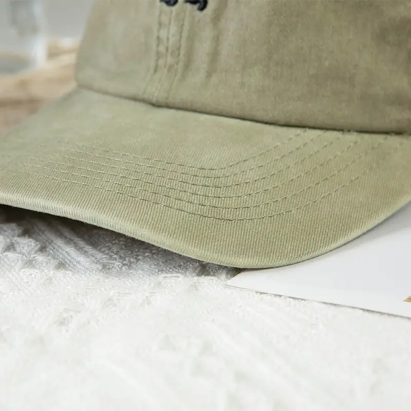 Washed Cowboy Hat with Polar Bear Embroidery - Image 5
