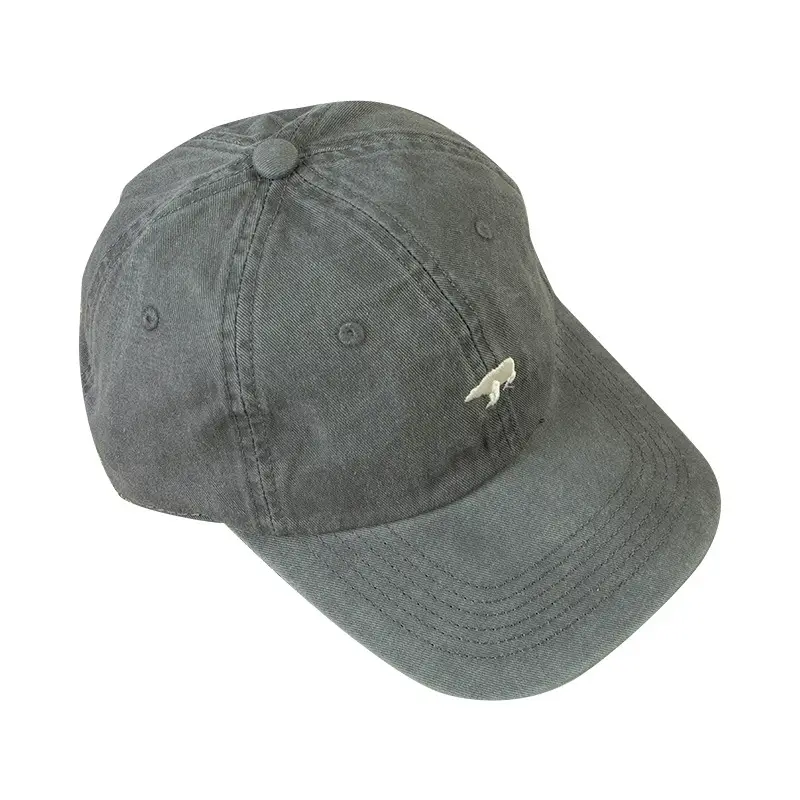 Washed Cowboy Hat with Polar Bear Embroidery - Image 6