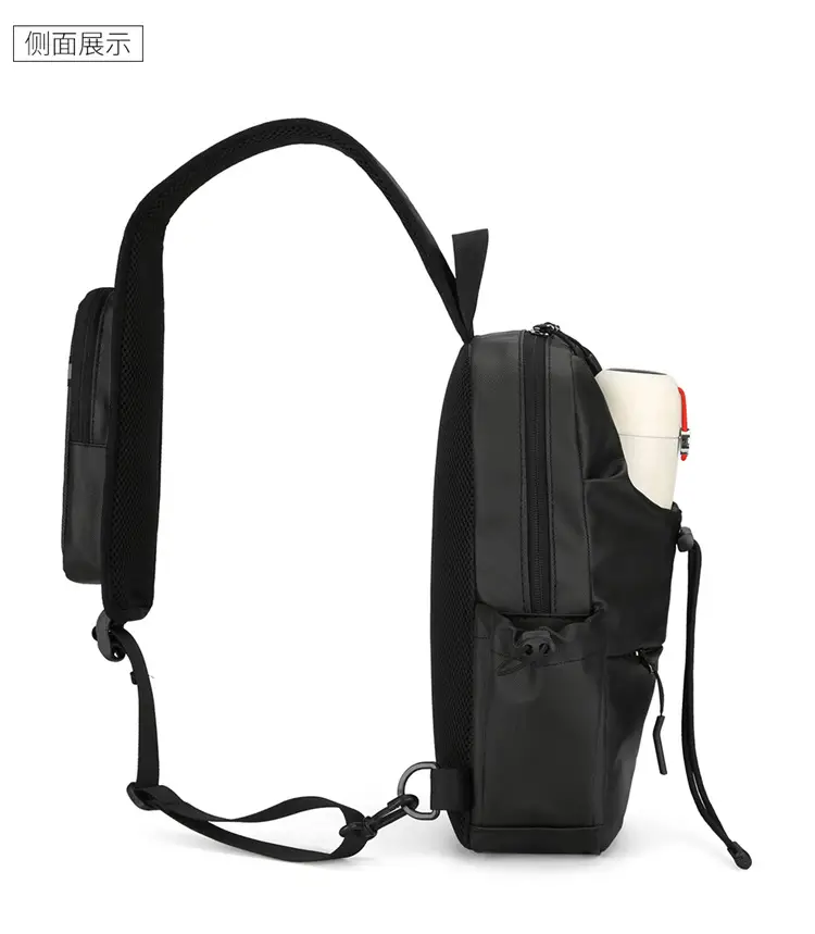 Men's Multi-Function Shoulder Messenger Bag Grey — feature 31