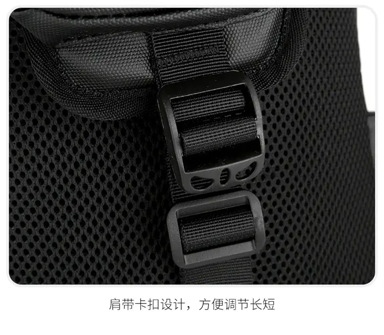 Men's Multi-Function Shoulder Messenger Bag Grey — feature 37