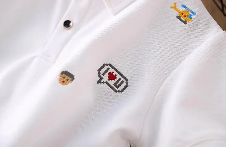2025 Summer Boys Polo T-Shirt White Cotton — feature 6