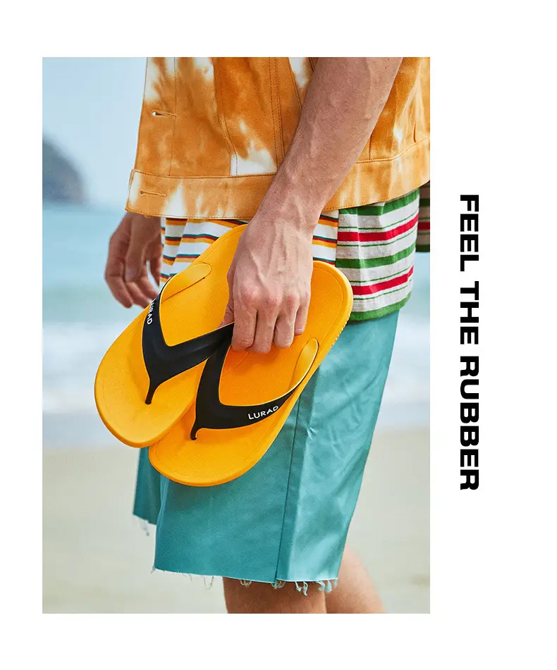 Summer Flip-Flops for Men, Personalized Outdoor Beach Shoes, Summer Outdoor Soft-Soled Non-Slip Sandals, Men's Trendy Fashion — feature 6