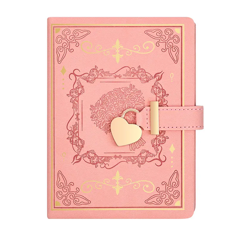 Heart-Shaped Combination Lock Diary Gift Notebook - Image 10