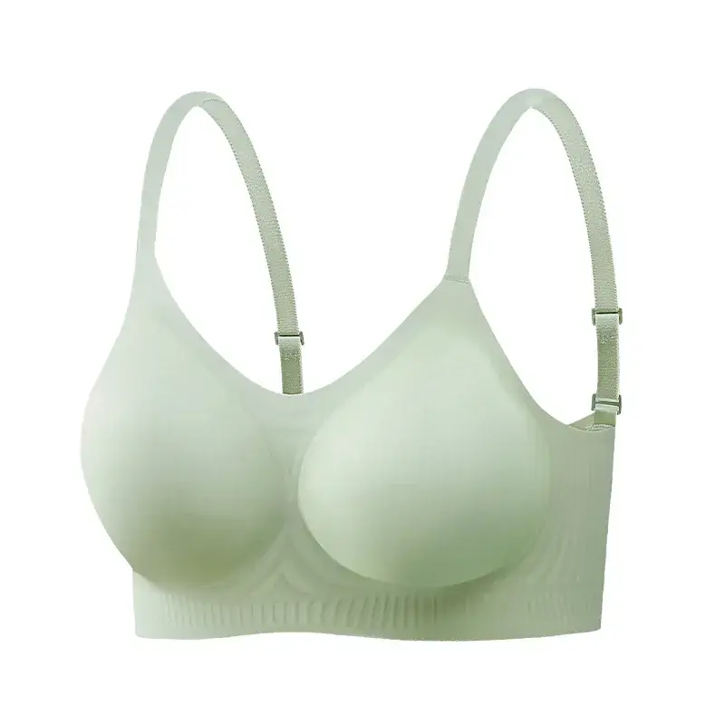 Black Seamless Soft Support Bra for Small Busts