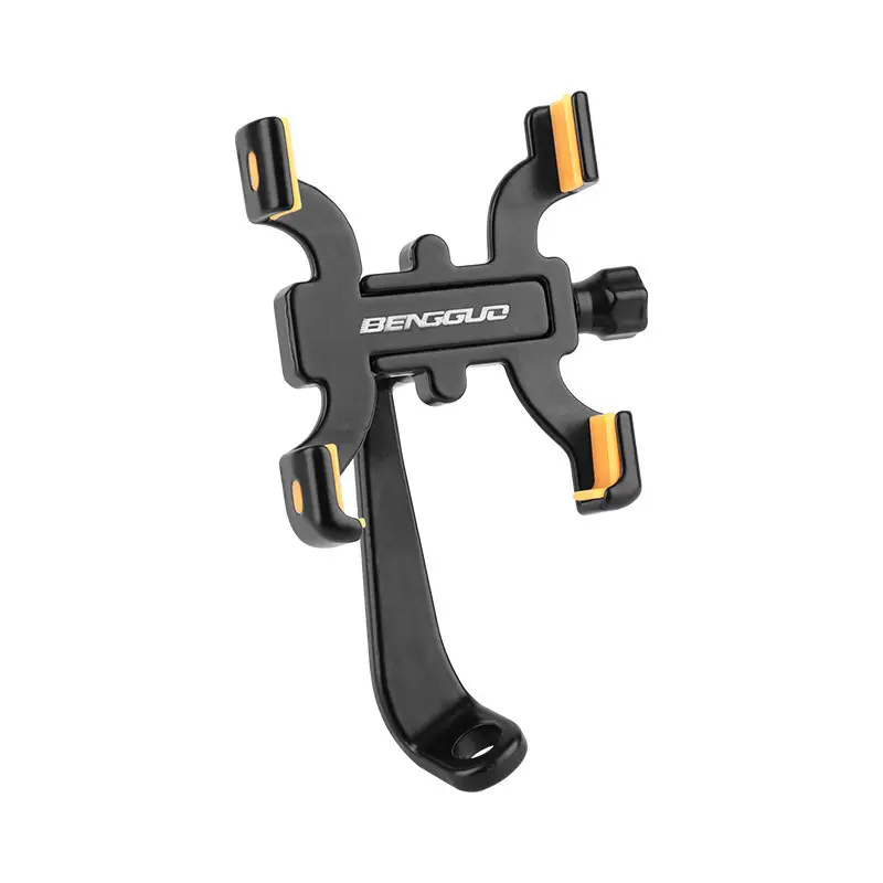 Bicycle Mobile Phone Bracket Stand Aluminum Alloy Mobile Phone Stand Mountain Bike Road Bike Shockproof Fixed Navigation Bracket