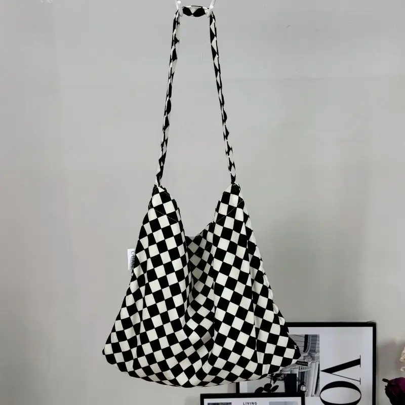 Vintage Floral Canvas Shoulder Bag Spring Summer New Fresh Girl Style Large Capacity Tote Bag - Image 10