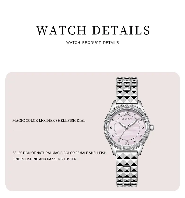 Kaidu Women's Luminous Quartz Watch Set — feature 23