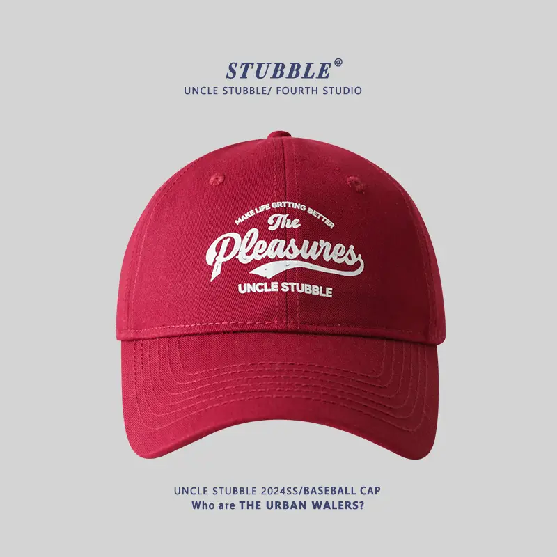 Red Uncle Stumble Baseball Cap for Men Women - Image 13