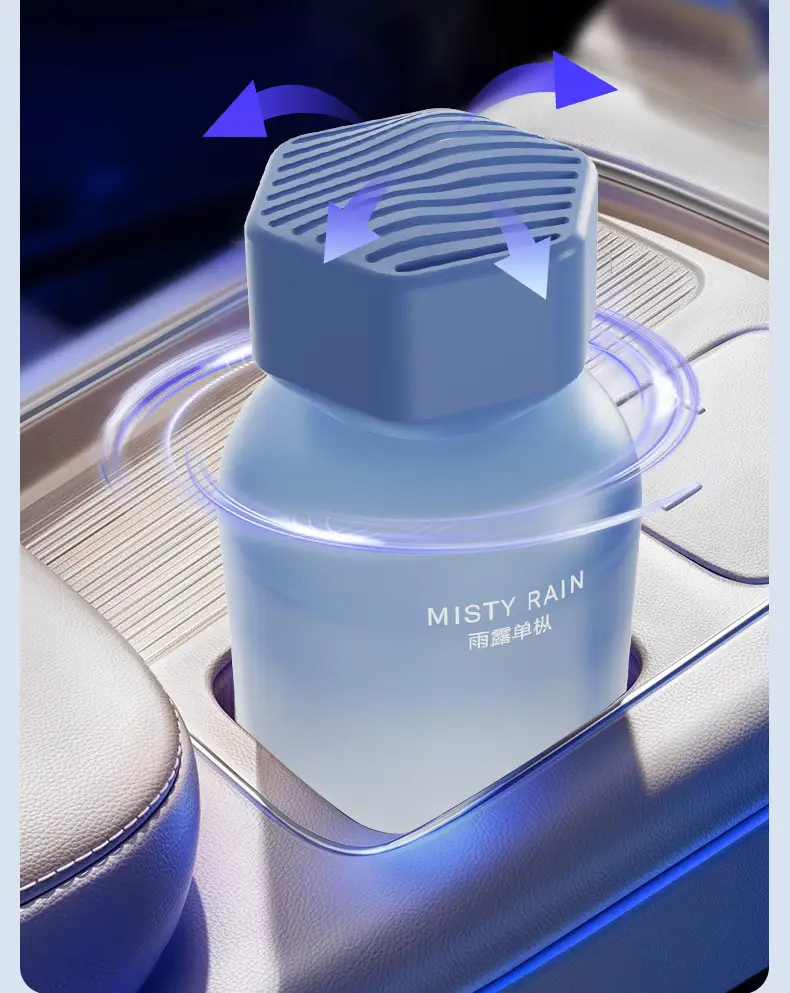 Car Aromatherapy 2024 New Blue Smoky Rain Car Perfume Premium Fragrance Lasting Fragrance Deodorant Light Fragrance Indoor — feature 2