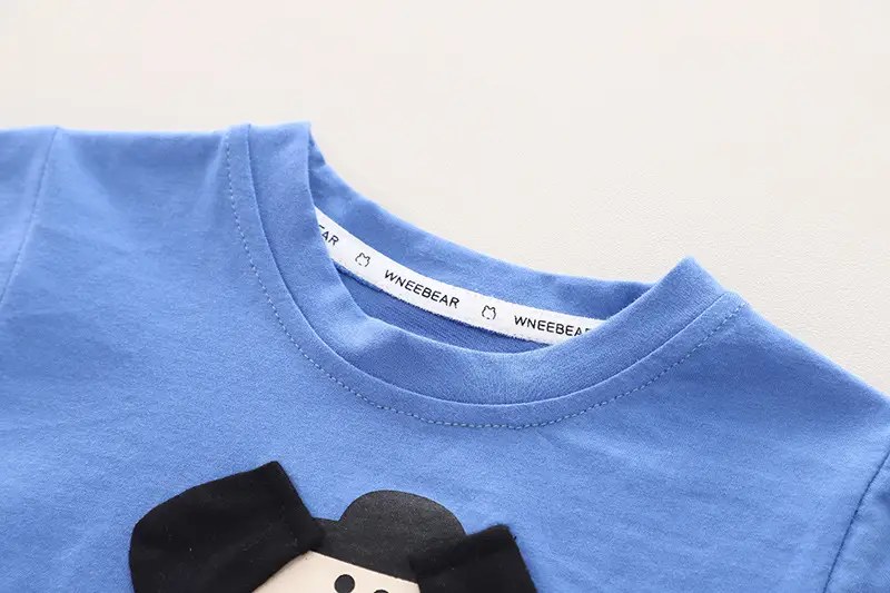 Boys Blue T-Shirt Shorts Set Summer 2024 — feature 5
