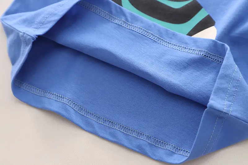 Boys Blue T-Shirt Shorts Set Summer 2024 — feature 9