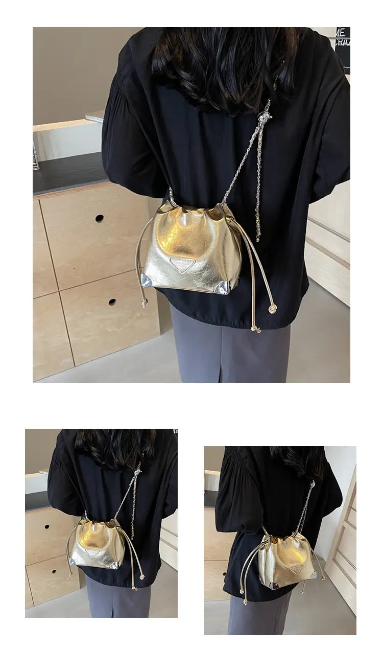 Silver Chain Bucket Bag for Women 2024 — feature 11