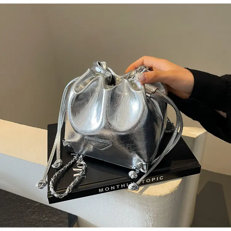 Silver Chain Bucket Bag for Women 2024 — feature 15