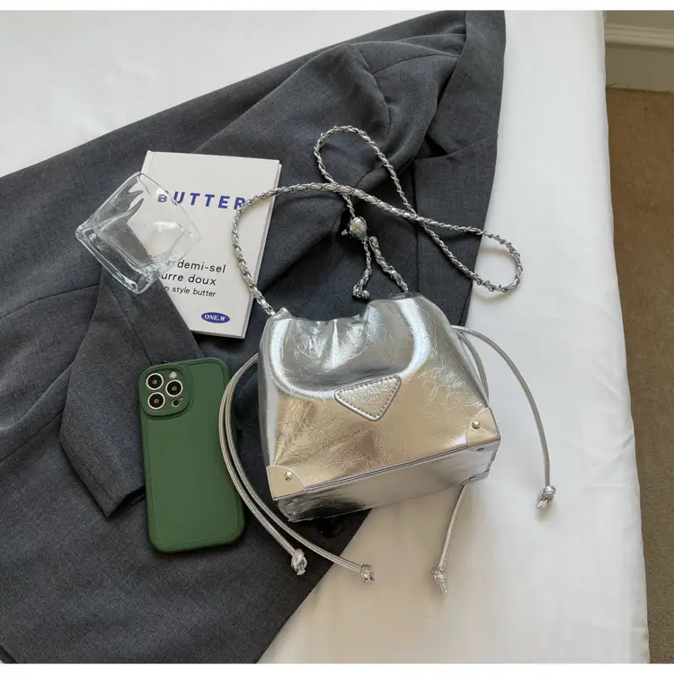 Silver Chain Bucket Bag for Women 2024 — feature 17