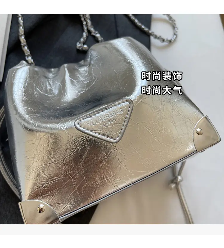 Silver Chain Bucket Bag for Women 2024 — feature 7