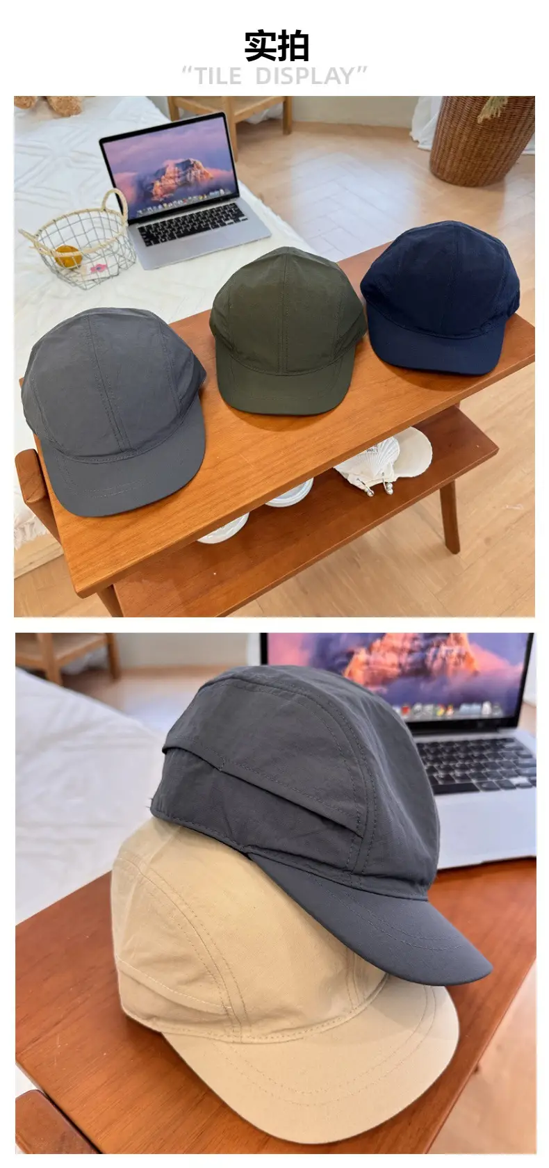 American-style Black Baseball Cap for Men Women β feature 3