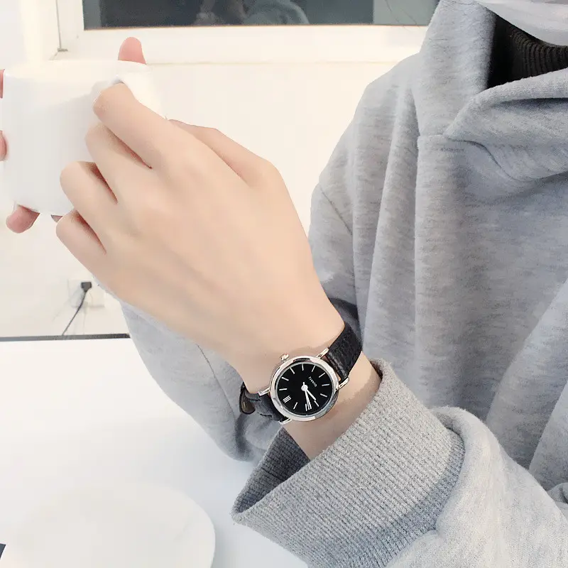 Korean Style Women's Quartz Watch Set of 3 - Image 4
