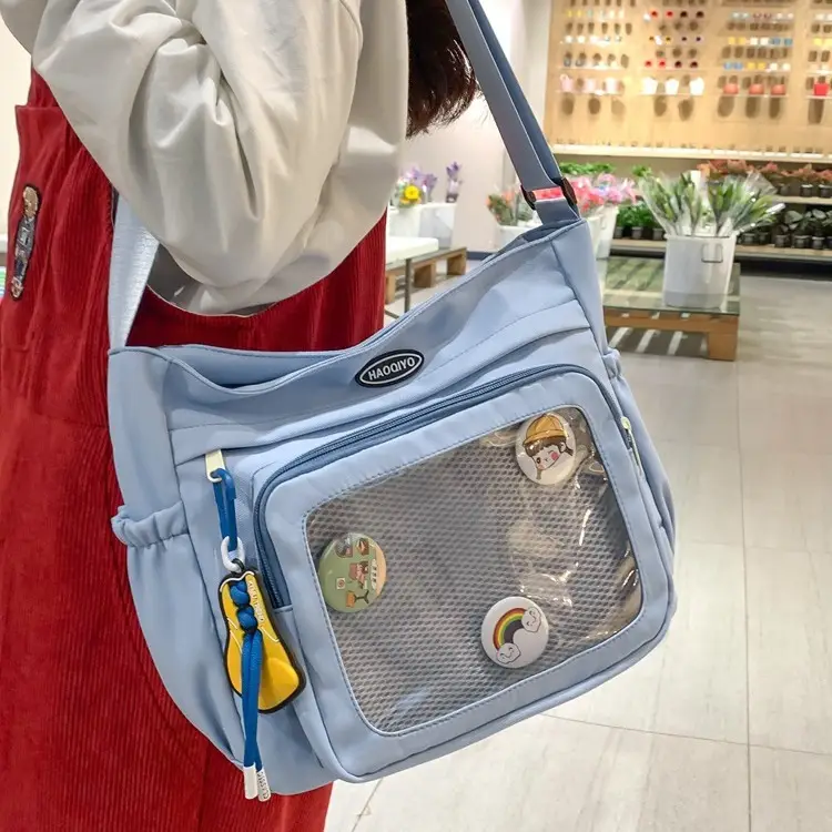 Small Transparent Shoulder Bag for Students - Image 11