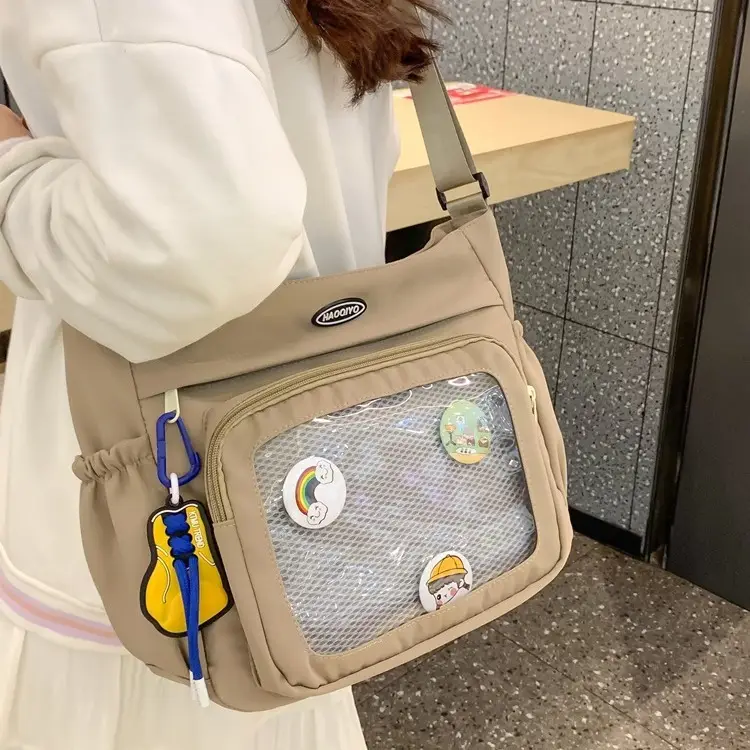Small Transparent Shoulder Bag for Students - Image 13