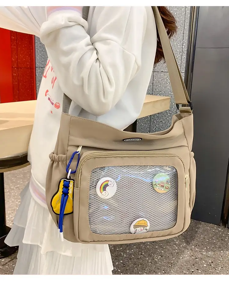 Small Transparent Shoulder Bag for Students — feature 13