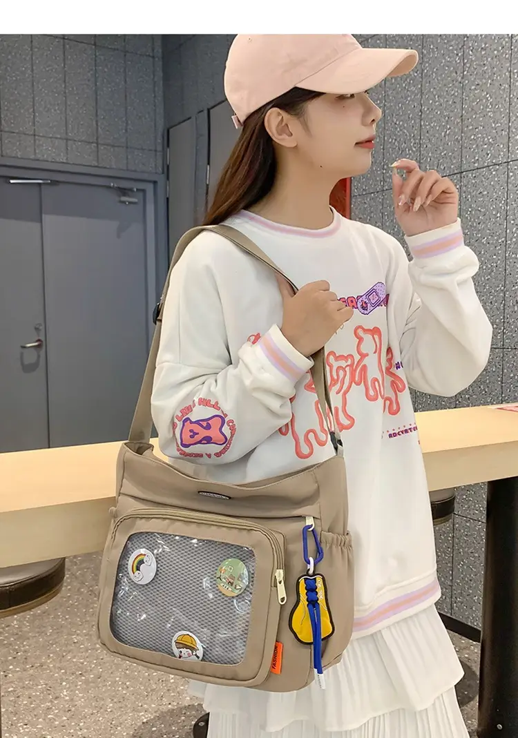 Small Transparent Shoulder Bag for Students — feature 15