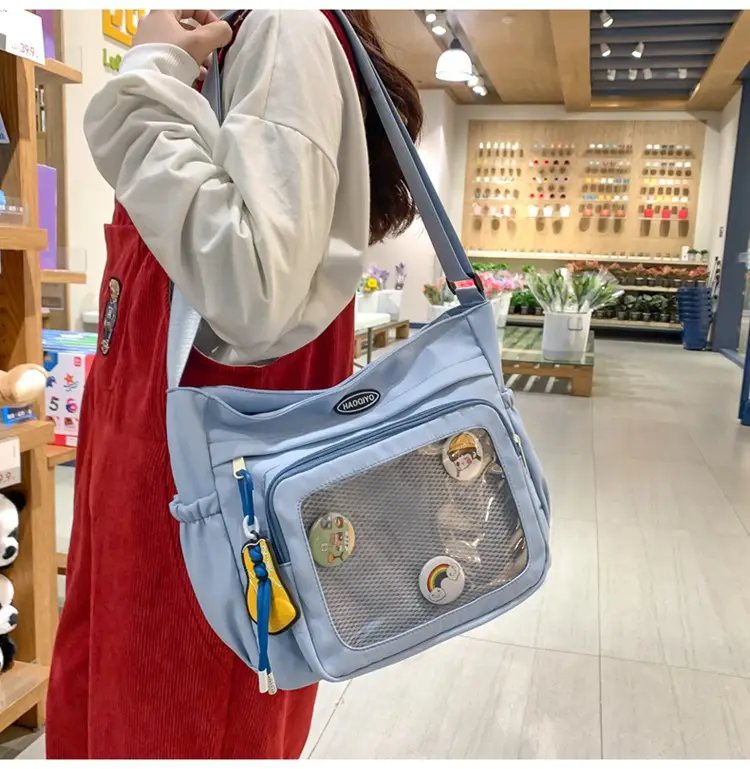 Small Transparent Shoulder Bag for Students — feature 19