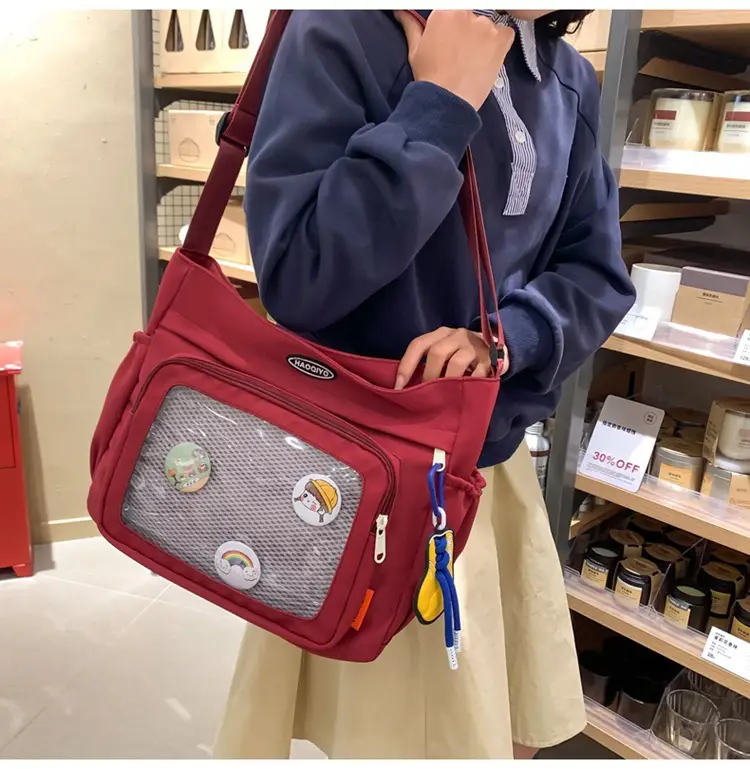 Small Transparent Shoulder Bag for Students — feature 26