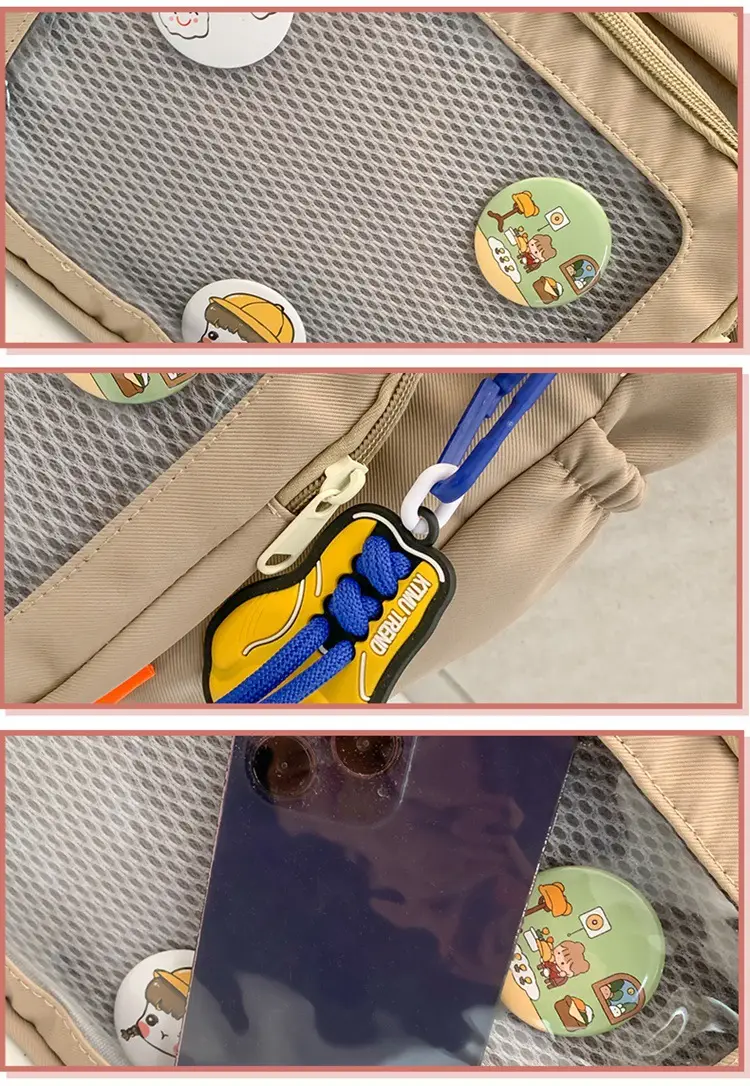 Small Transparent Shoulder Bag for Students — feature 8