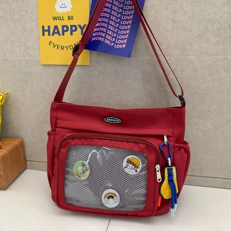Small Transparent Shoulder Bag for Students - Image 10