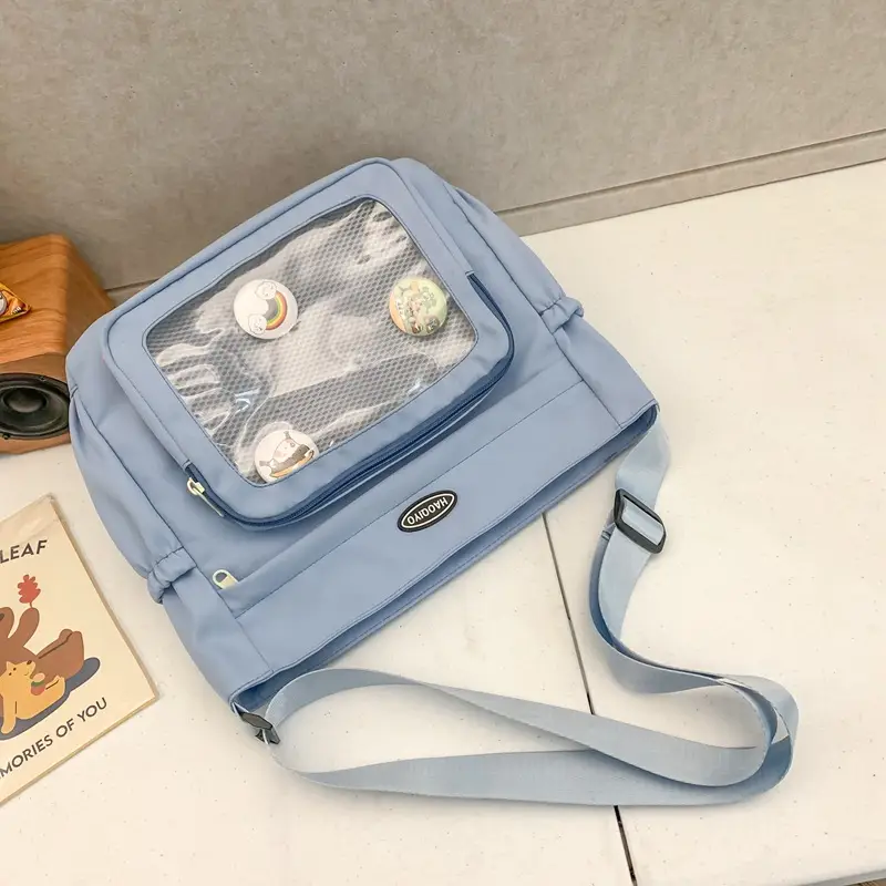 Small Transparent Shoulder Bag for Students - Image 4